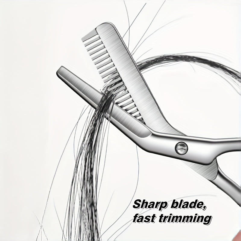 stainless steel eyebrow scissors built in brow comb 1pc