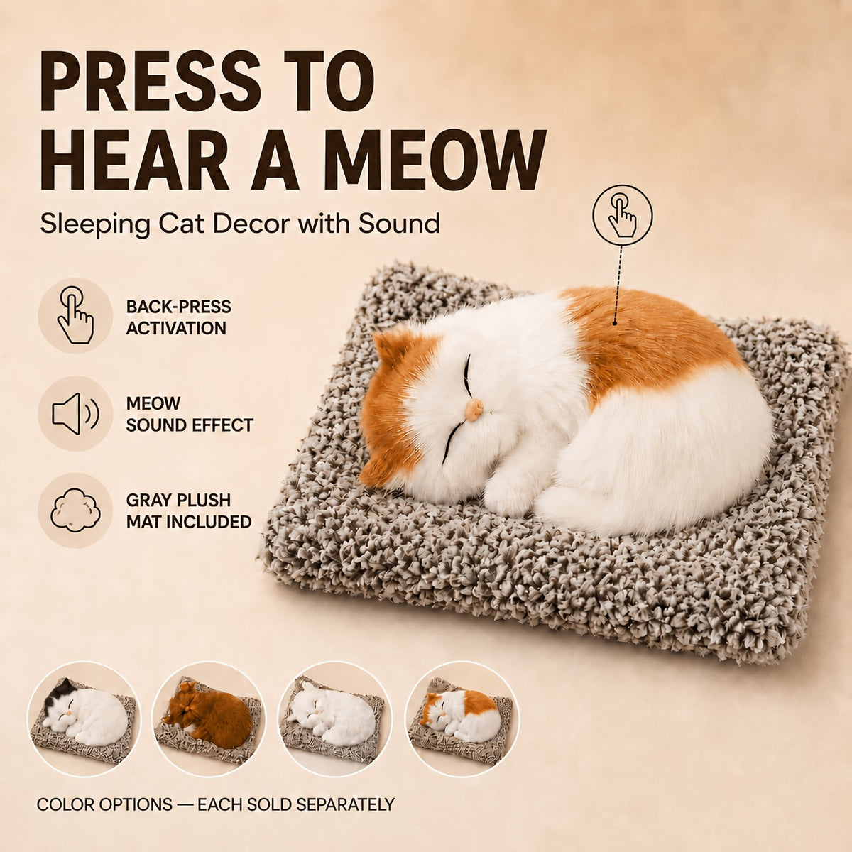 car ornaments cat meows pressed birthday gifts women easter