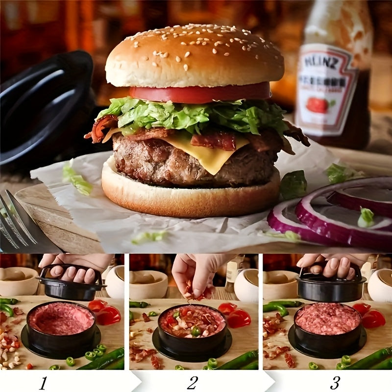 1 set hamburger press patty press   press
